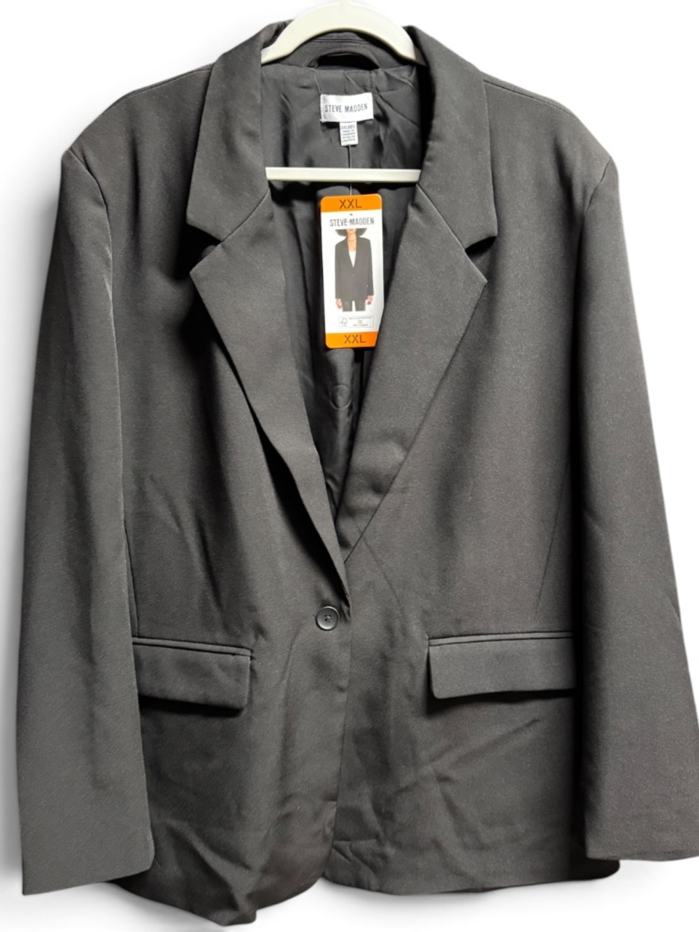 NWT Steve Madden XXL Black Blazer Plus Size 20-22 Business Casual Work